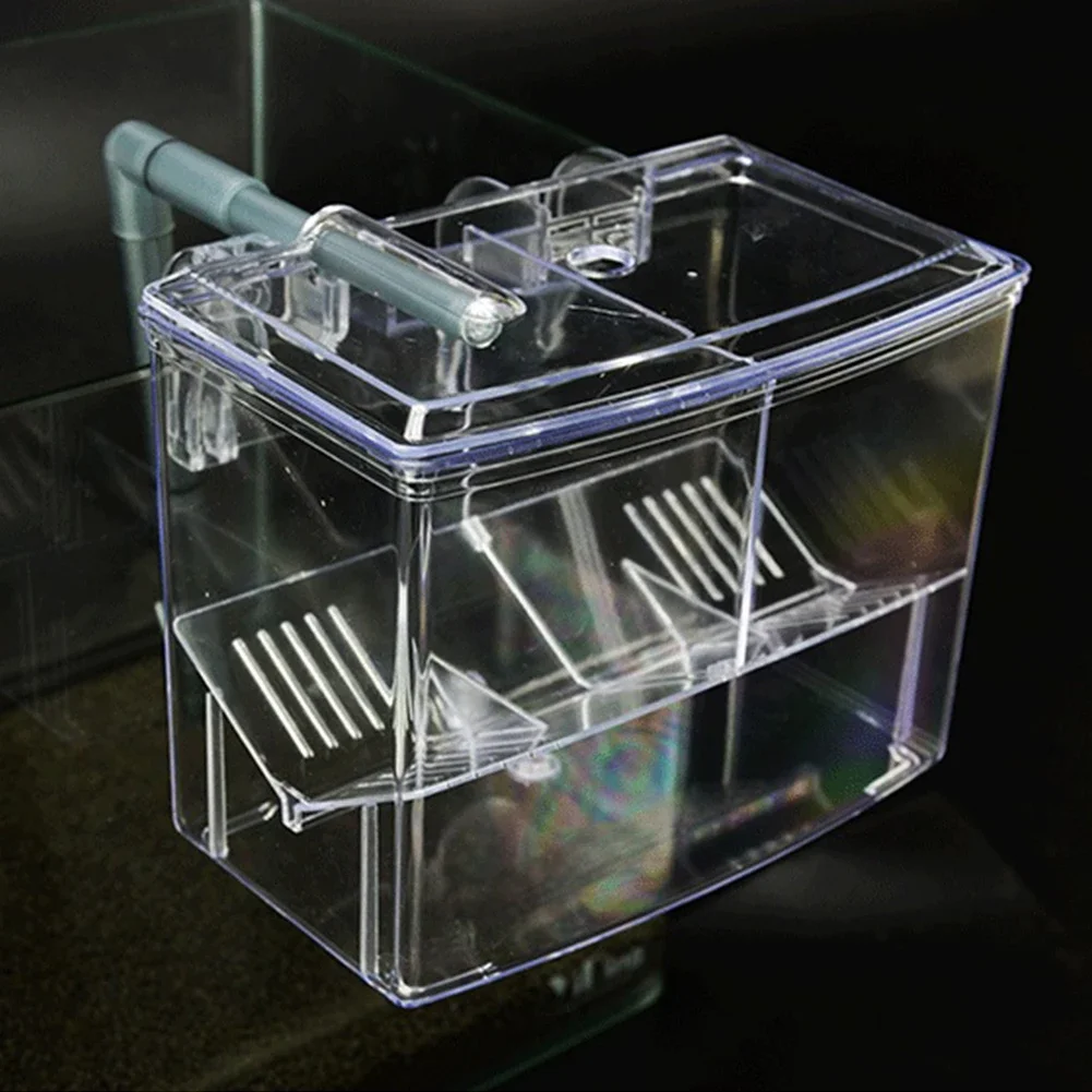Pet Supplies Fish - 水槽用外部吊り下げ式空気注入式孵化インキュベーター繁殖ボックス、水槽魚繁殖ボックス、水生ペット用品