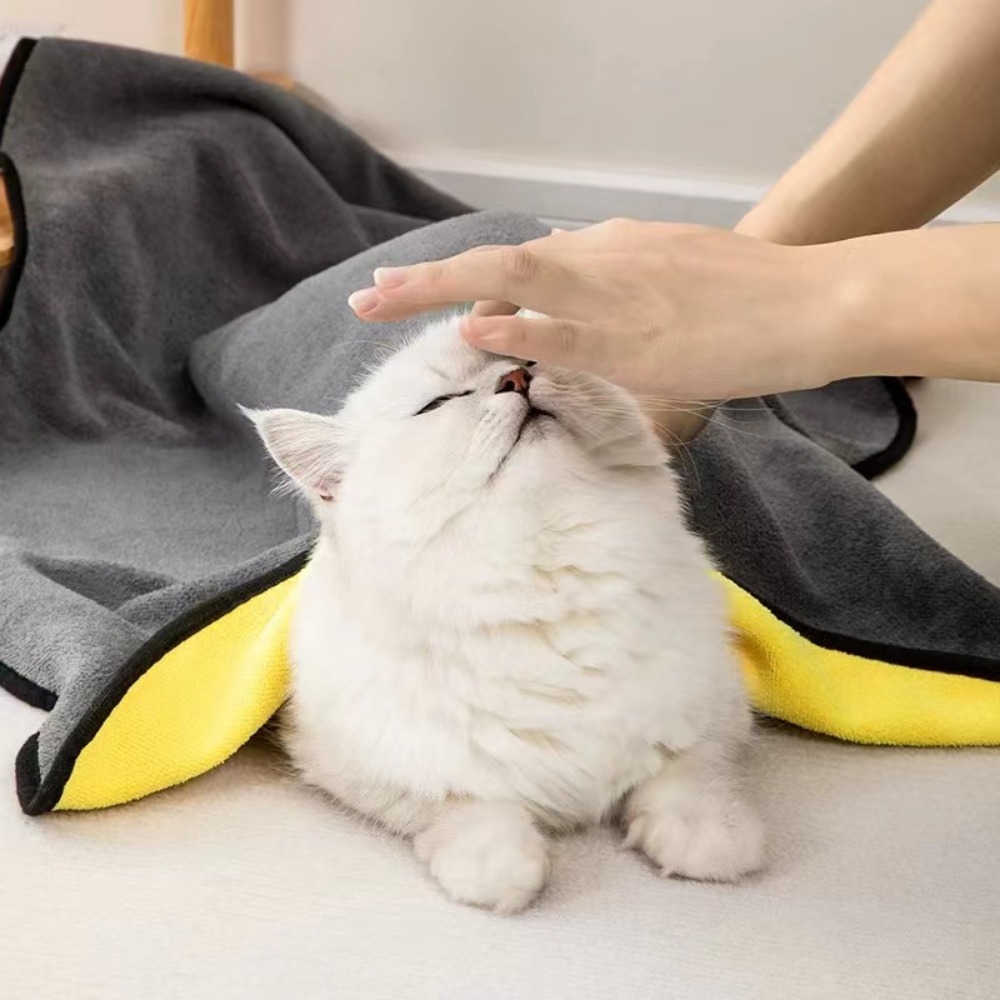 E5 速乾性ペット犬アクセサリー猫タオルソフトファイバータオ - Pet Supplies Pet Shop のレビューと価格