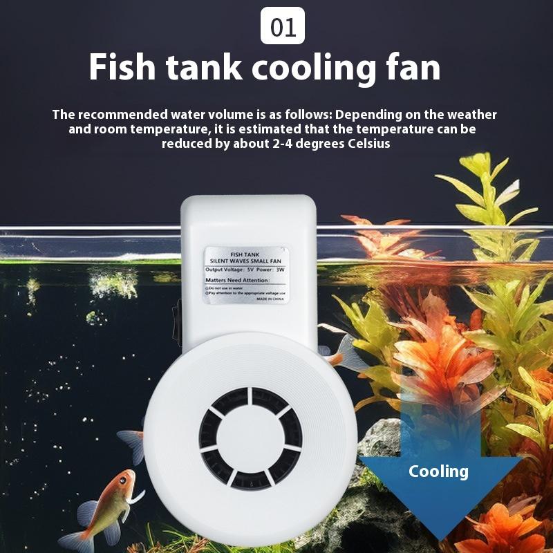新しいミニ水槽冷却ファン水槽魚タンク水生ペット冷却ファンUS - Pet Supplies Fish のレビューと価格