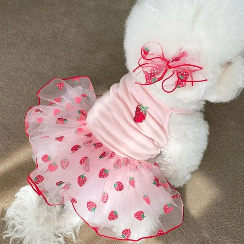 かわいいペット犬用ドレス小型犬用薄い子犬プリンセススカート犬 - Pet Supplies York のレビューと価格
