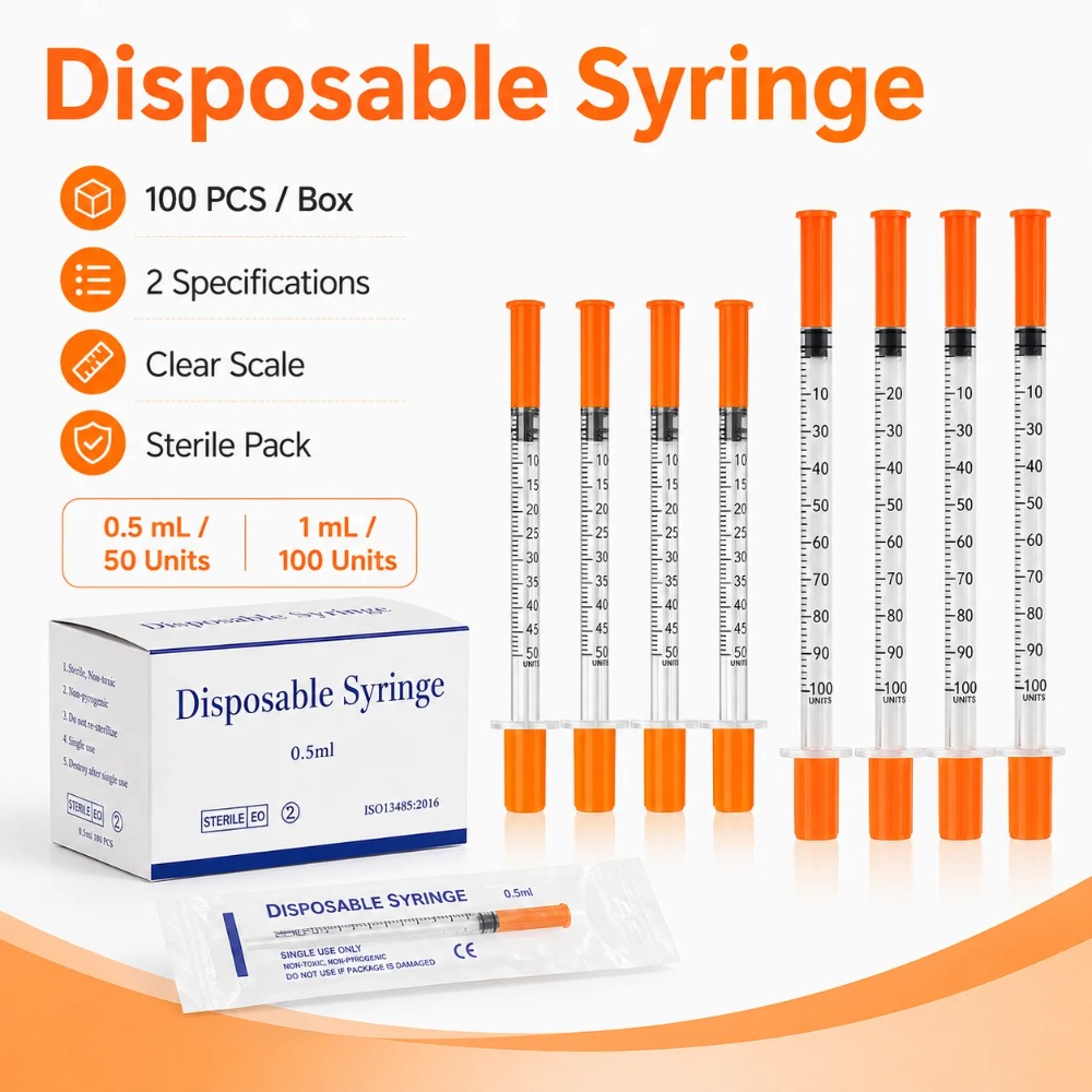 100個入り使い捨て注射器1ml 0.5ml 30G 31G - Pet Supplies App のレビューと価格
