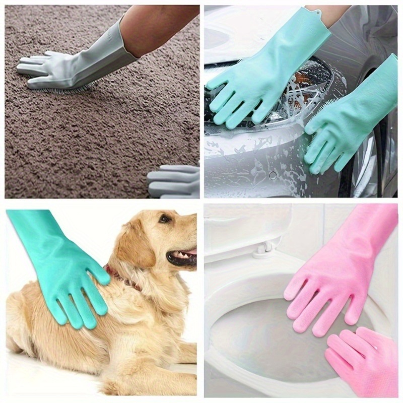 多機能シリコンペットグルーミンググローブ　抜け毛除去ブラシ　 - Pet Supplies App のレビューと価格